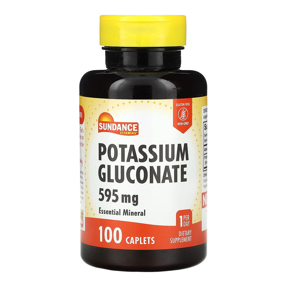Sundance Vitamins Potassium Gluconate 595 Mg, 100 Ea
